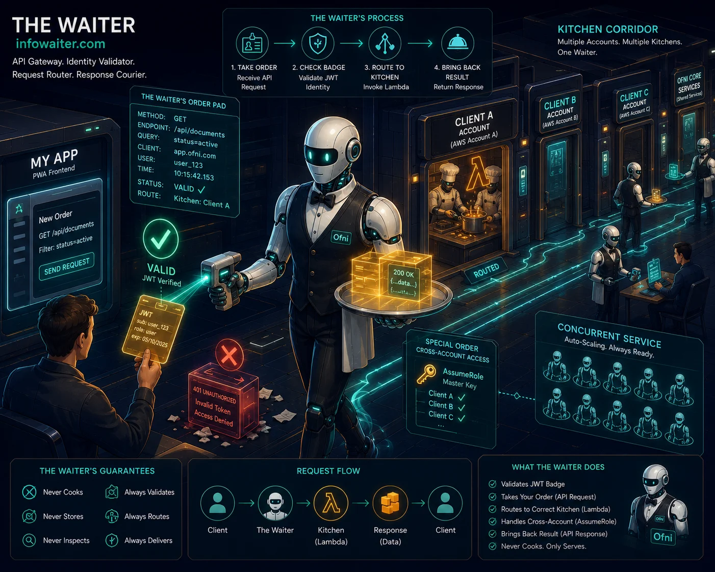 InfoWaiter delivery